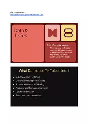 3.5 Data Presentation