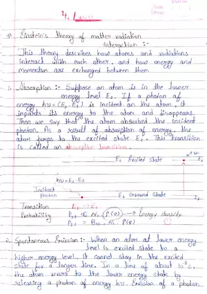 Laser Handwritten Notes