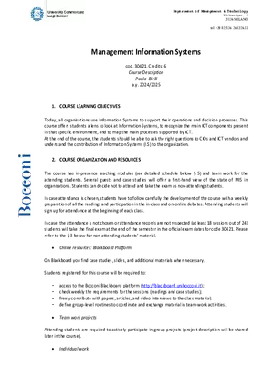 Management Information Systems 2025