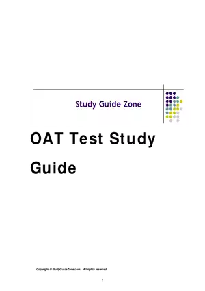 OAT Test Study