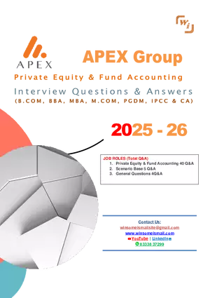 Apex Group Equity & Fund Accounting Interview Q&A