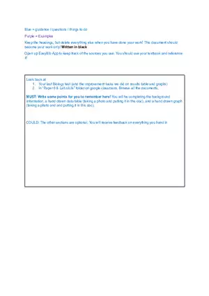 Lab Report Guidance