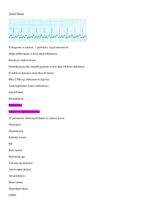 Atrial Flutter
