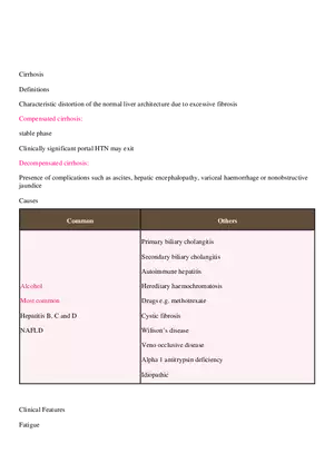 Cirrhosis