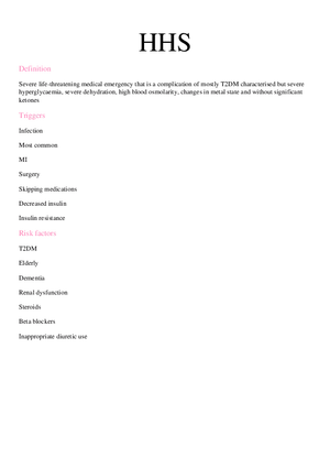HHS Definition