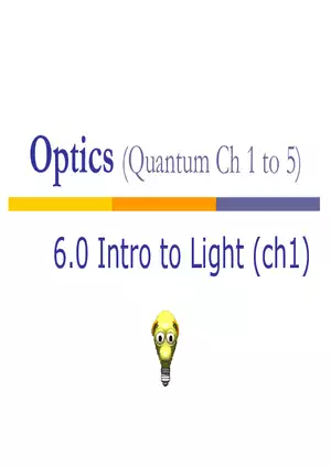 Light - 01 - Reflection - Intro