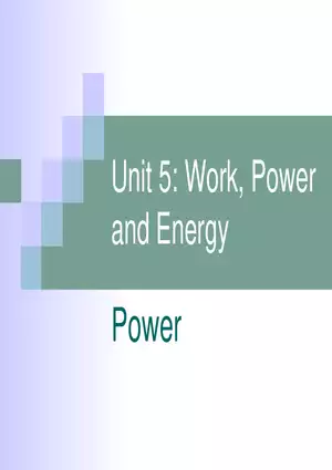 2 - WorkPowerEnergy - Power