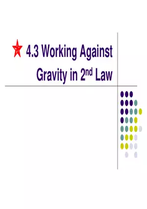 Dynamics - 3 - 2nd Law Against Gravity and Multi-Body