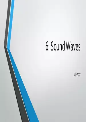 6 - Waves, Optics