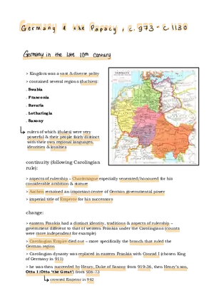 Germany the Papacy