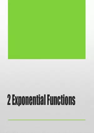 2.04 ExpLog - Exponential Equations Inequalities