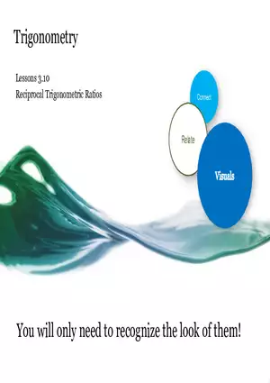3.10 - Reciprocal and Inverse Ratios
