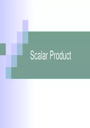 6.06 - Scalar Product